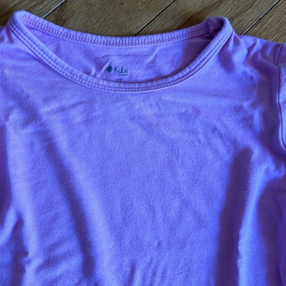 Kyte BABY toddler pj set bubblegum pink 2T - Picture 2 of 4